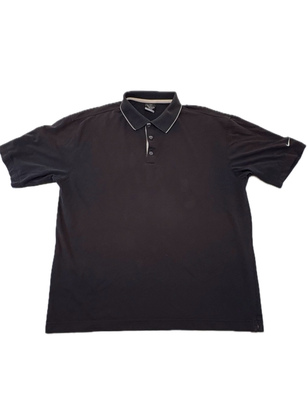 Nike Golf Dri-Fit Black Polo Shirt - Men's Size Large